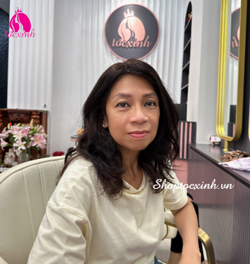 TÓC CHE ĐỈNH 3D30CM TÓC GIẢ LÀM BẰNG TÓC THẬT