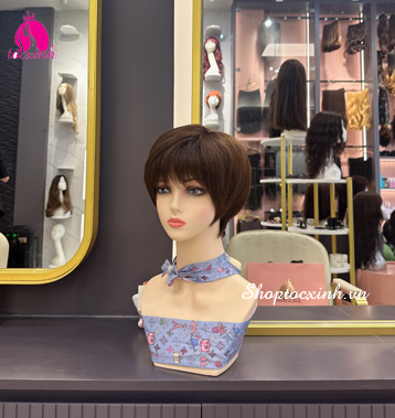 TÓC TÉM SIÊU DA LÀM BẰNG TÓC THẬT