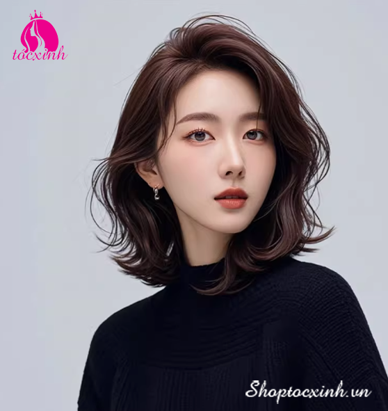 TÓC NGẮN NỮ NGUYÊN BỘ TẠO KIỂU XOĂN NHẸ