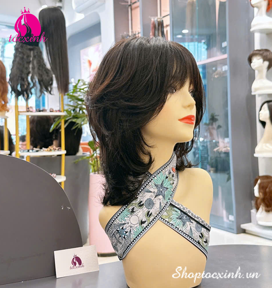 TÓC NGUYÊN ĐẦU UỐN XOĂN SƯ TỬ LÀM BẰNG TÓC THẬT