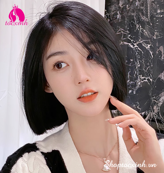 TÓC NGẮN NỮ NGUYÊN ĐẦU NGANG NGẮN TRẺ TRUNG