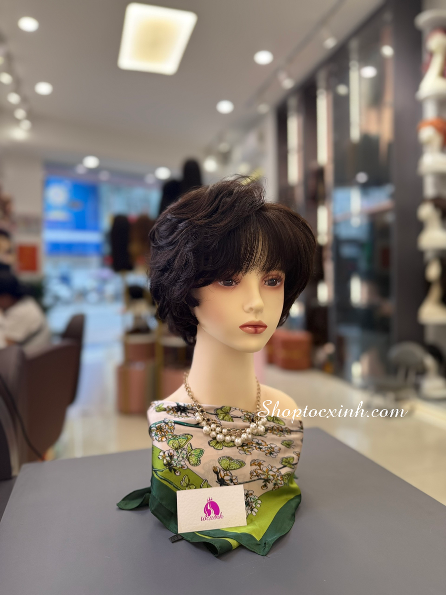 TÓC BOB TÉM XOĂN TÓC GIẢ LÀM BẰNG TÓC THẬT