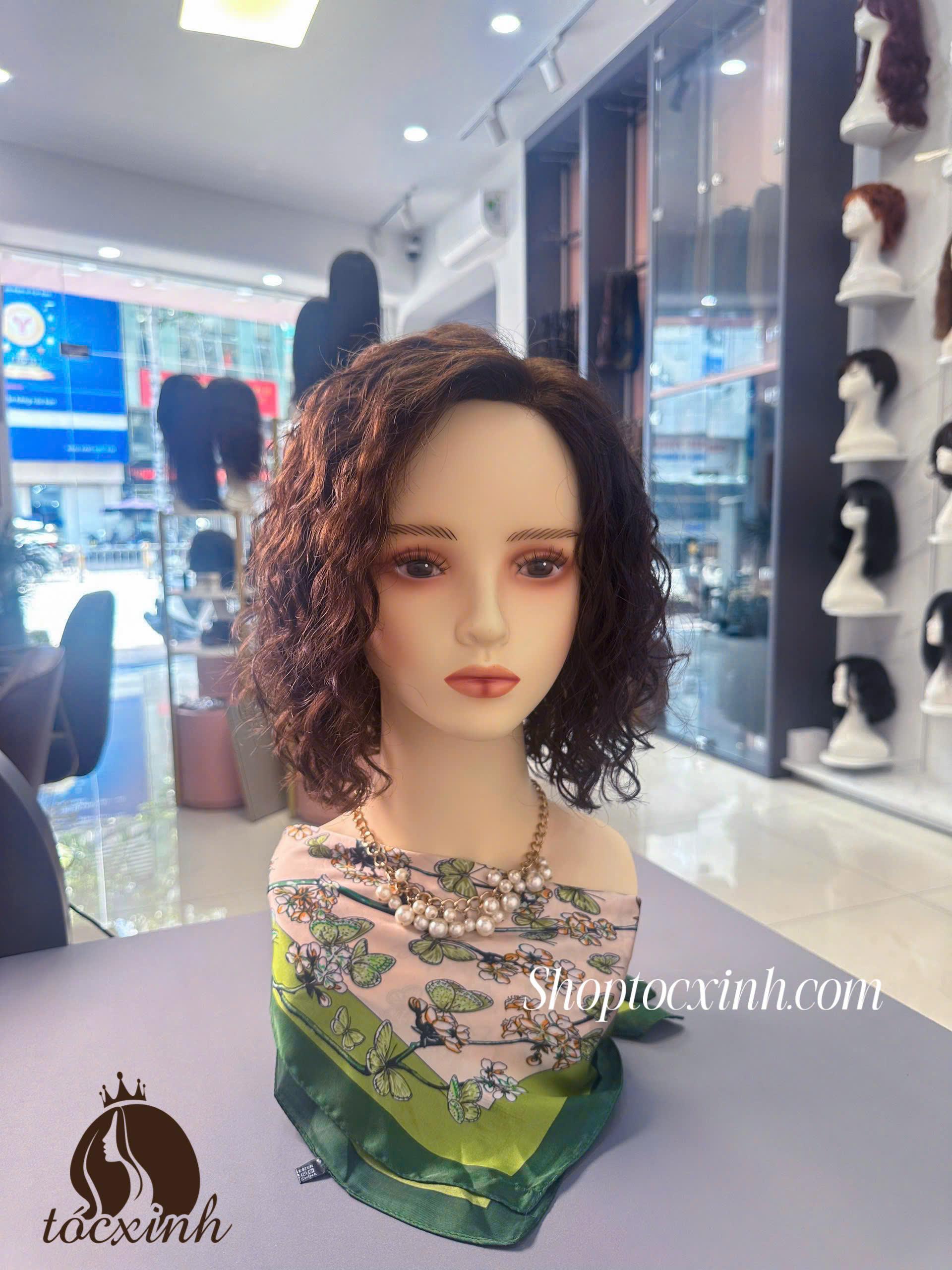 TÓC GIẢ NGUYÊN ĐẦU UỐN XOĂN HIPPE