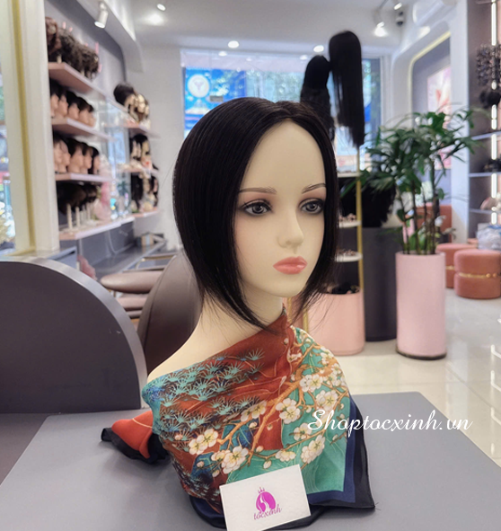 TÓC MÁI CHE HÓI 3D25CM TÓC GIẢ LÀM BẰNG TÓC THẬT