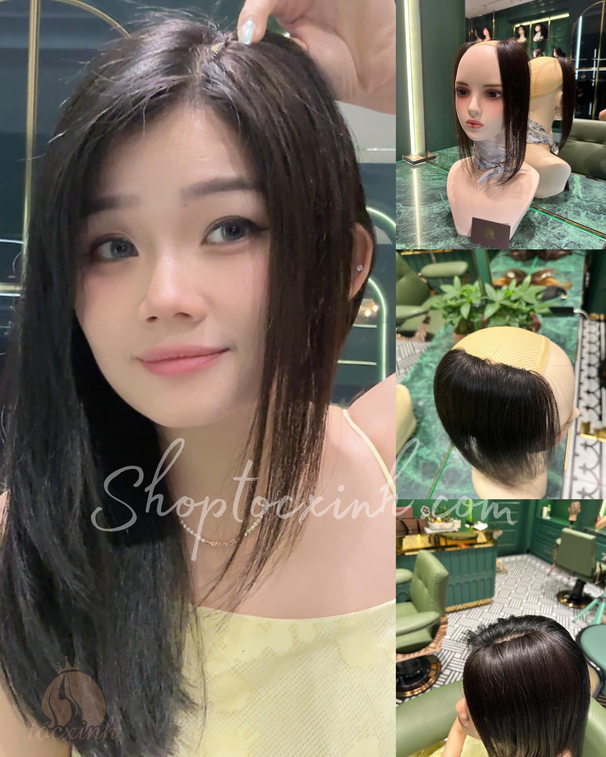 TÓC KẸP PHỒNG LÀM BẰNG TÓC THẬT