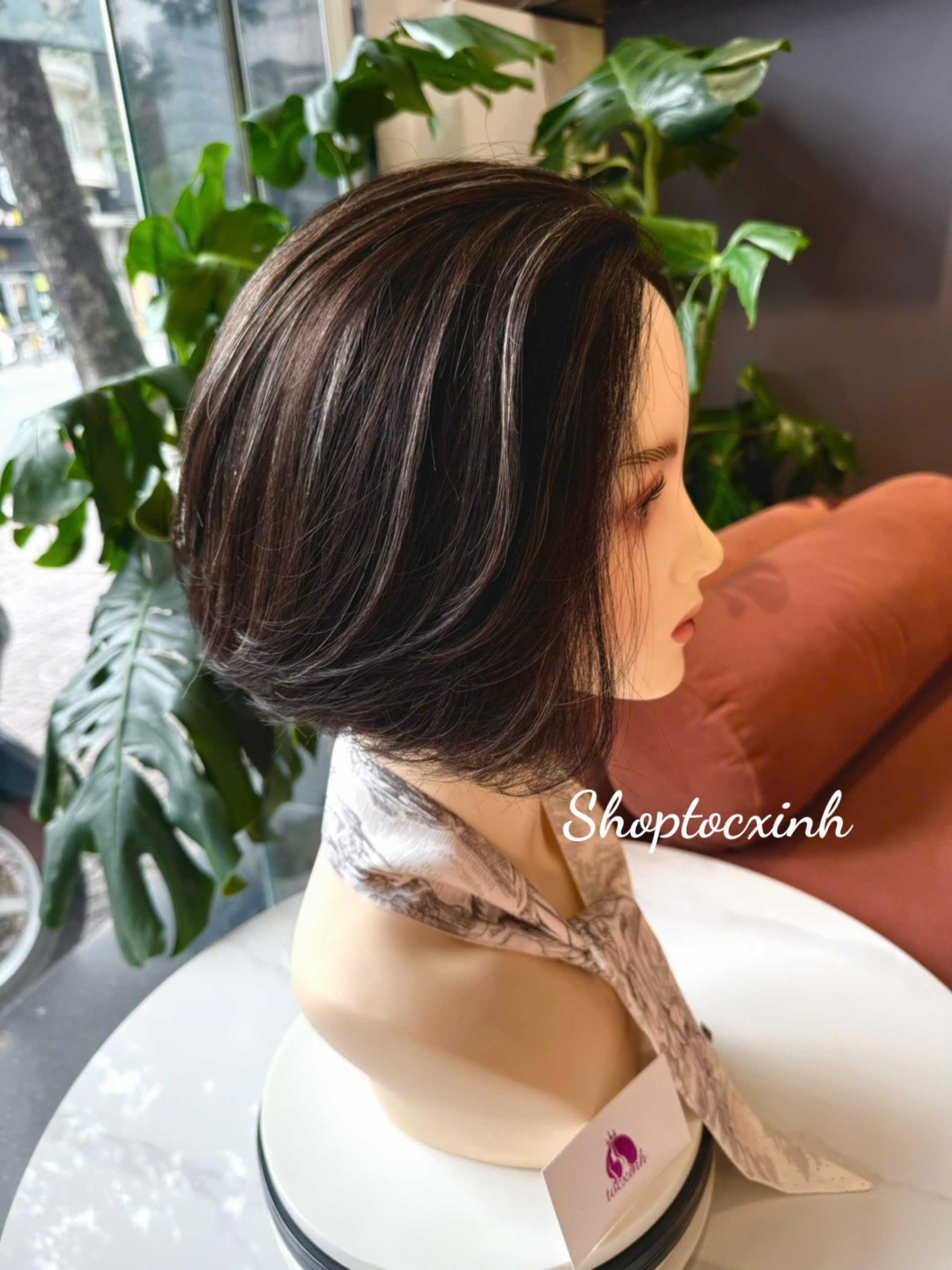 TÓC BỘ NGUYÊN ĐẦU SIÊU DA MÓC LINE LÀM BẰNG TÓC THẬT