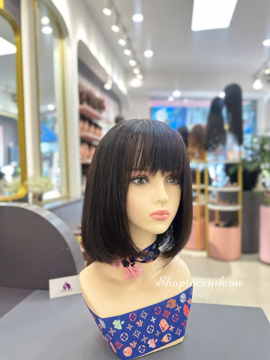 TÓC BỘ NGUYÊN ĐẦU NGANG VAI KHÔNG DA ĐẦU